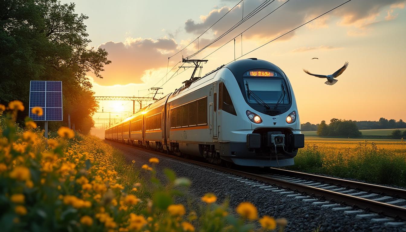 Illustration: Définition du transport durable et importance du rail dans la mobilité responsable