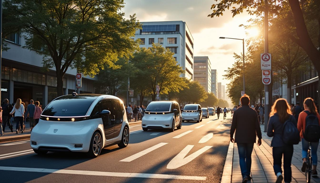 Illustration: Enjeux et perspectives de la voiture autonome dans la mobilité durable