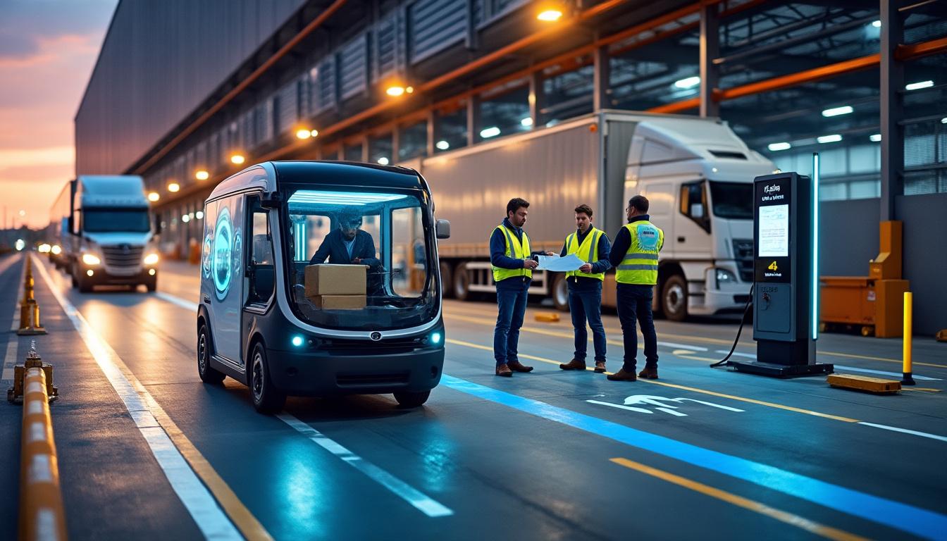 Illustration: Définition et contexte du futur des flottes électriques dans la logistique