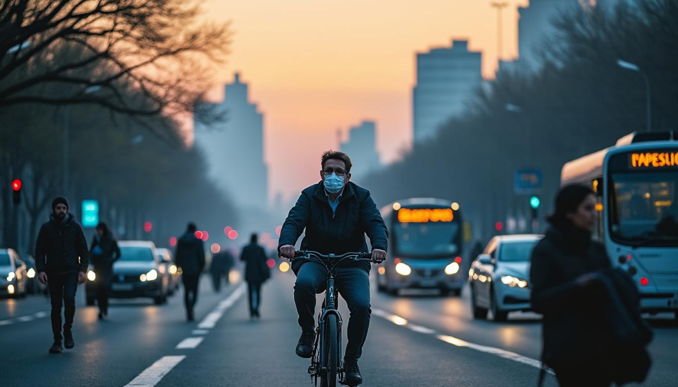 Illustration: Impacts environnementaux et sanitaires des problèmes liés à la pollution des transports