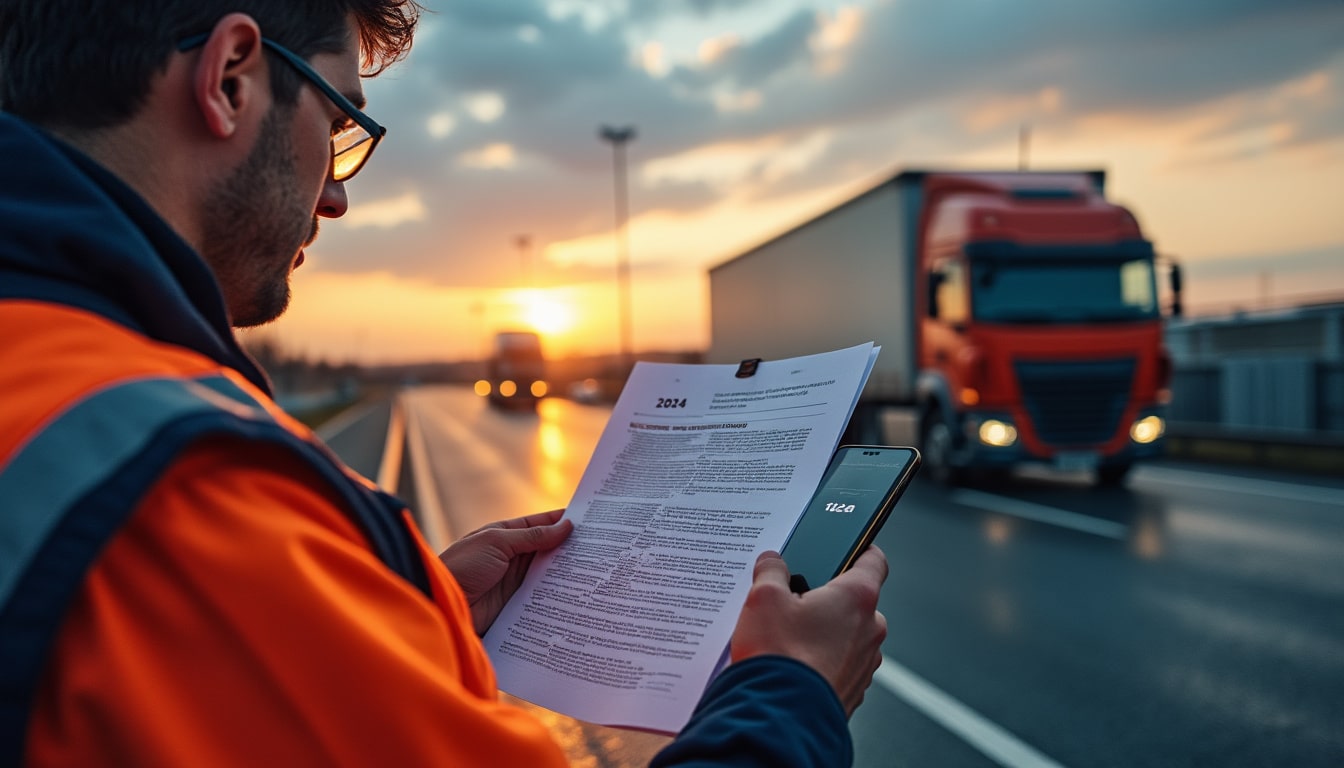 Illustration: Définition et cadre légal du préavis dans le transport routier en 2024