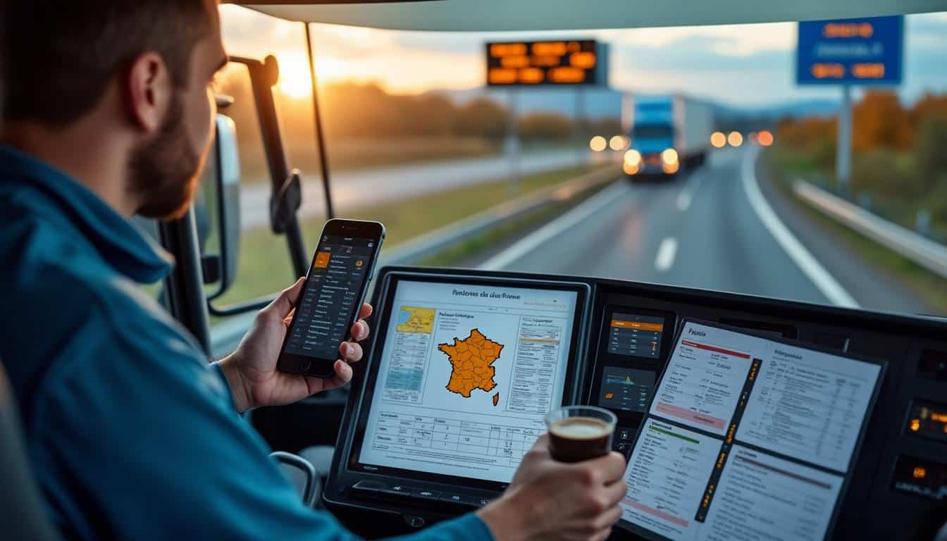 Illustration: Comprendre les frais de route dans le transport routier en 2024