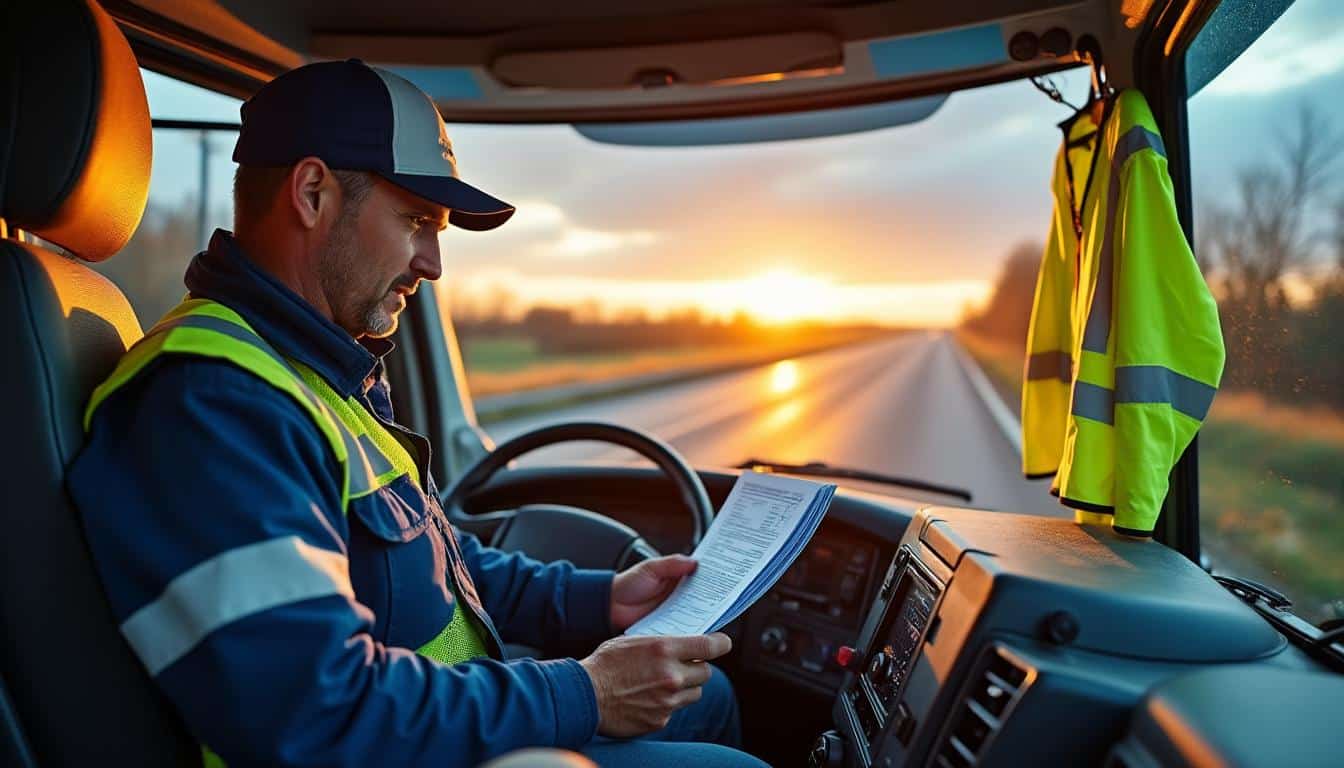 Illustration: Le cadre légal et les obligations sociales autour des frais de route transport routier 2024