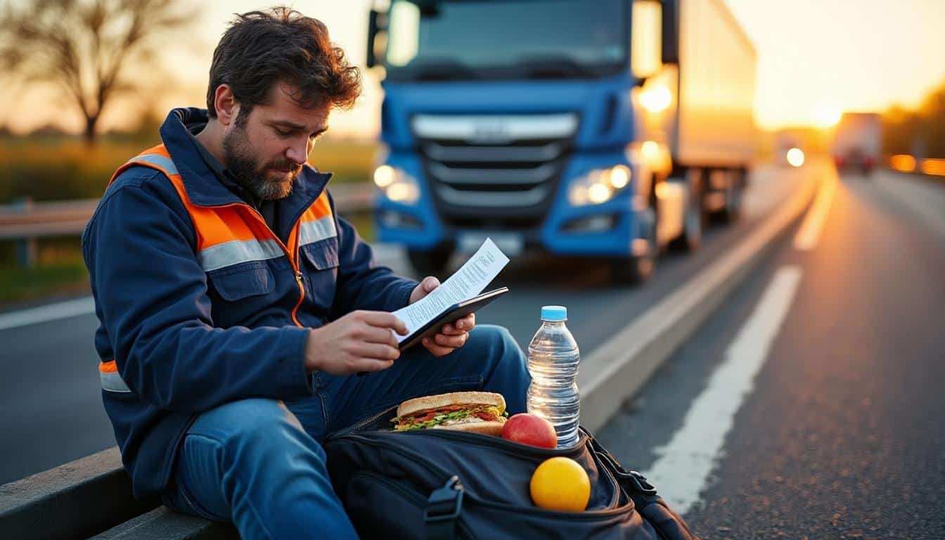 Illustration: Ce que dit la loi : cadre légal et obligations autour du panier repas transport routier 2025