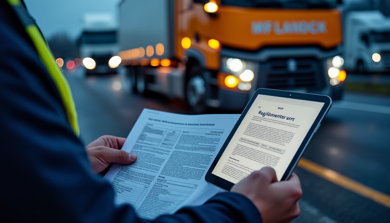 Illustration: Textes législatifs et sources officielles en PDF pour le transport routier de marchandises
