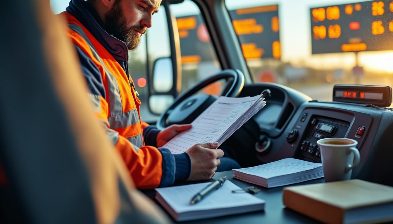 Illustration: Le cadre légal et social des frais de route en transport routier international en 2024