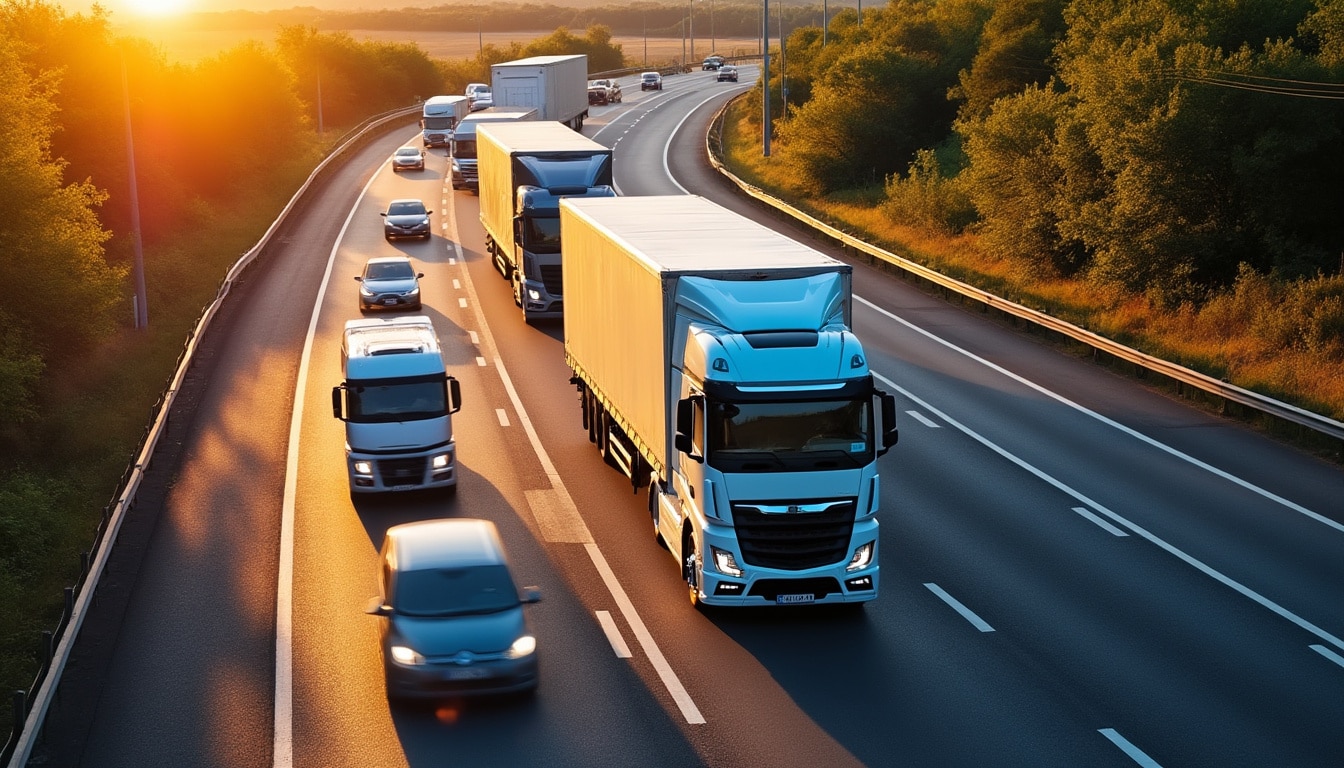 Illustration: Le rôle clé des transports routiers de fret interurbains dans la logistique nationale