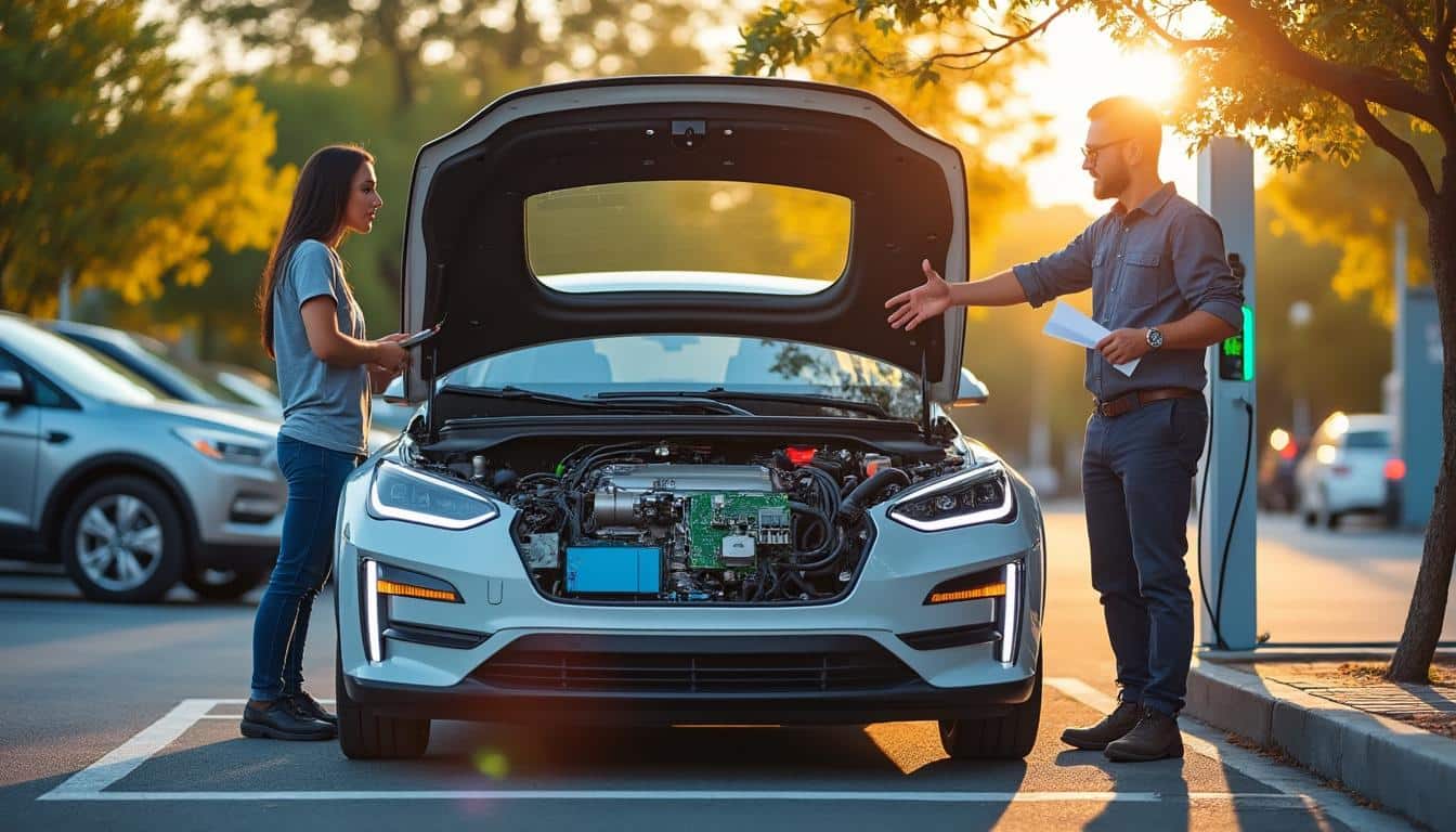 Illustration: Comprendre le fonctionnement global d’une voiture électrique