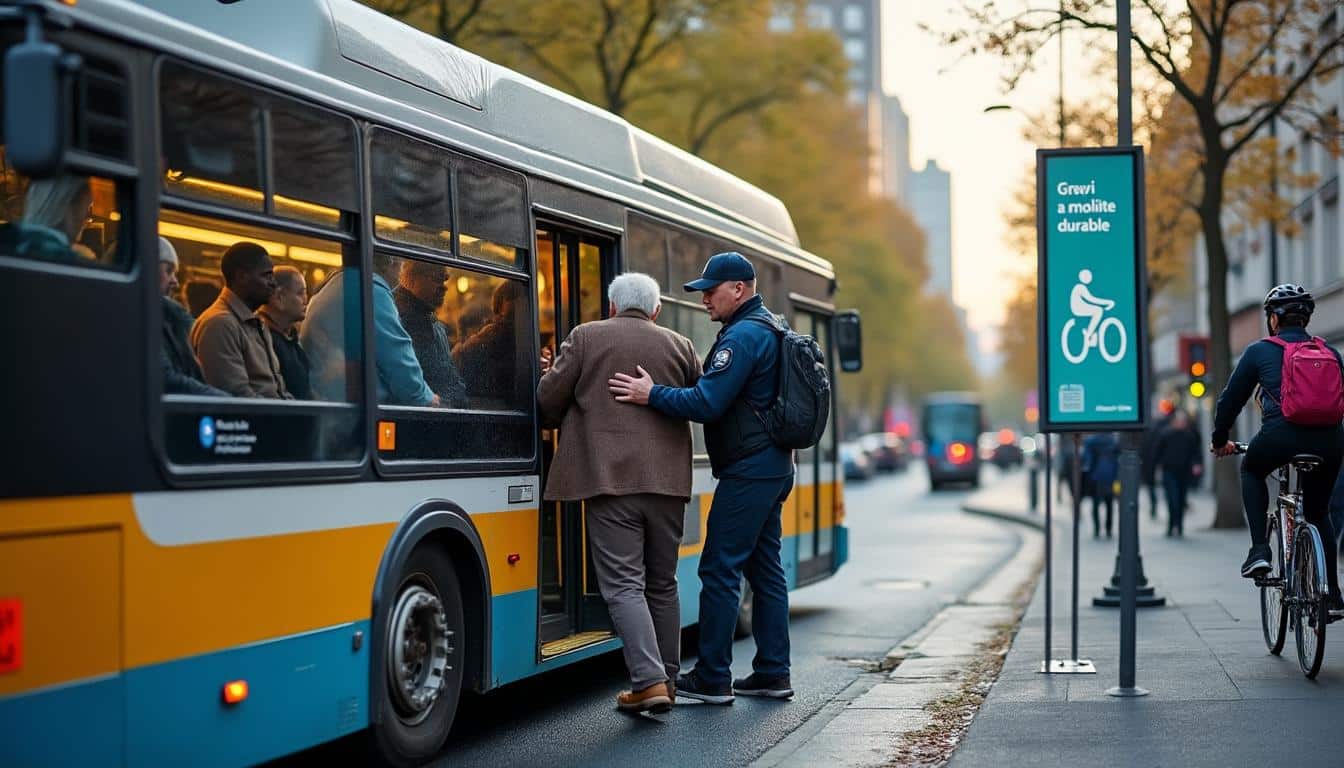 Illustration: Comprendre la responsabilité sociétale dans le secteur du transport