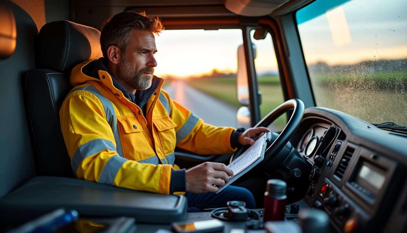 Illustration: Le métier de conducteur routier : missions, activités et spécialisation